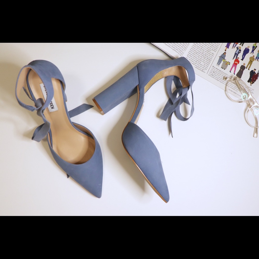 Blue lace up heels | Steve Madden | s: 11